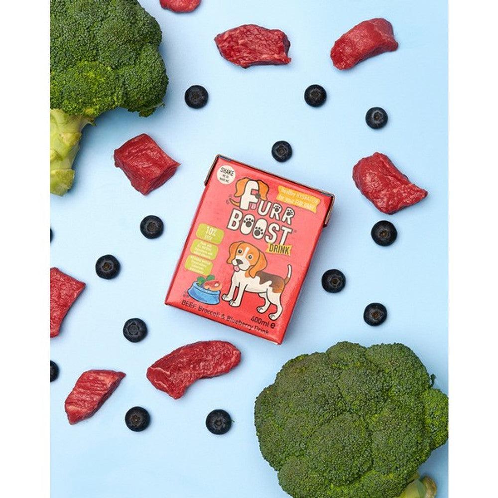 Furr Boost Beef Broccoli and Blueberry Dog Drink 400ml | Luxury Home Accessories | Heulog Glow