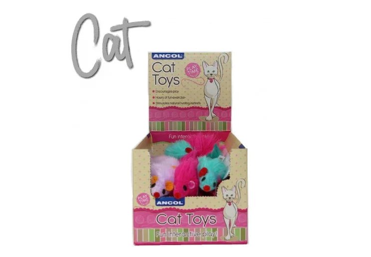 Furry Mice Cat Toy | Luxury Home Accessories | Heulog Glow