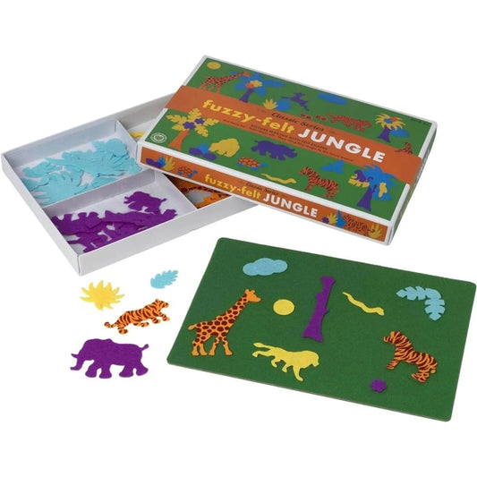Fuzzy Felt Retro Classic - Jungle | Luxury Home Accessories | Heulog Glow