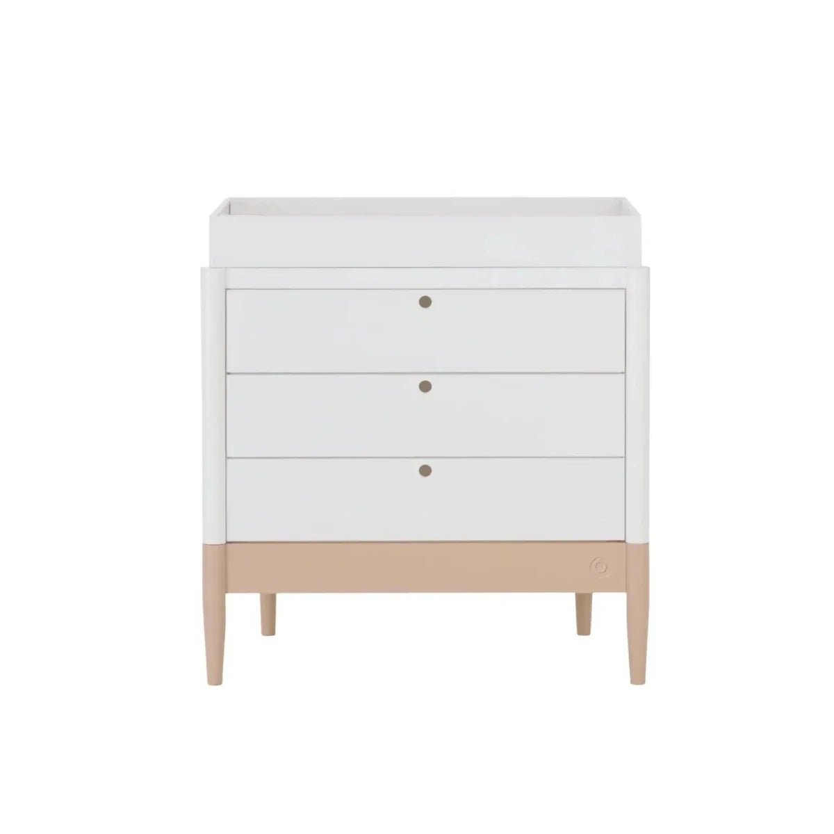 Gaia Baby Eos Dresser - Powder Blush/White | Luxury Home Accessories | Heulog Glow