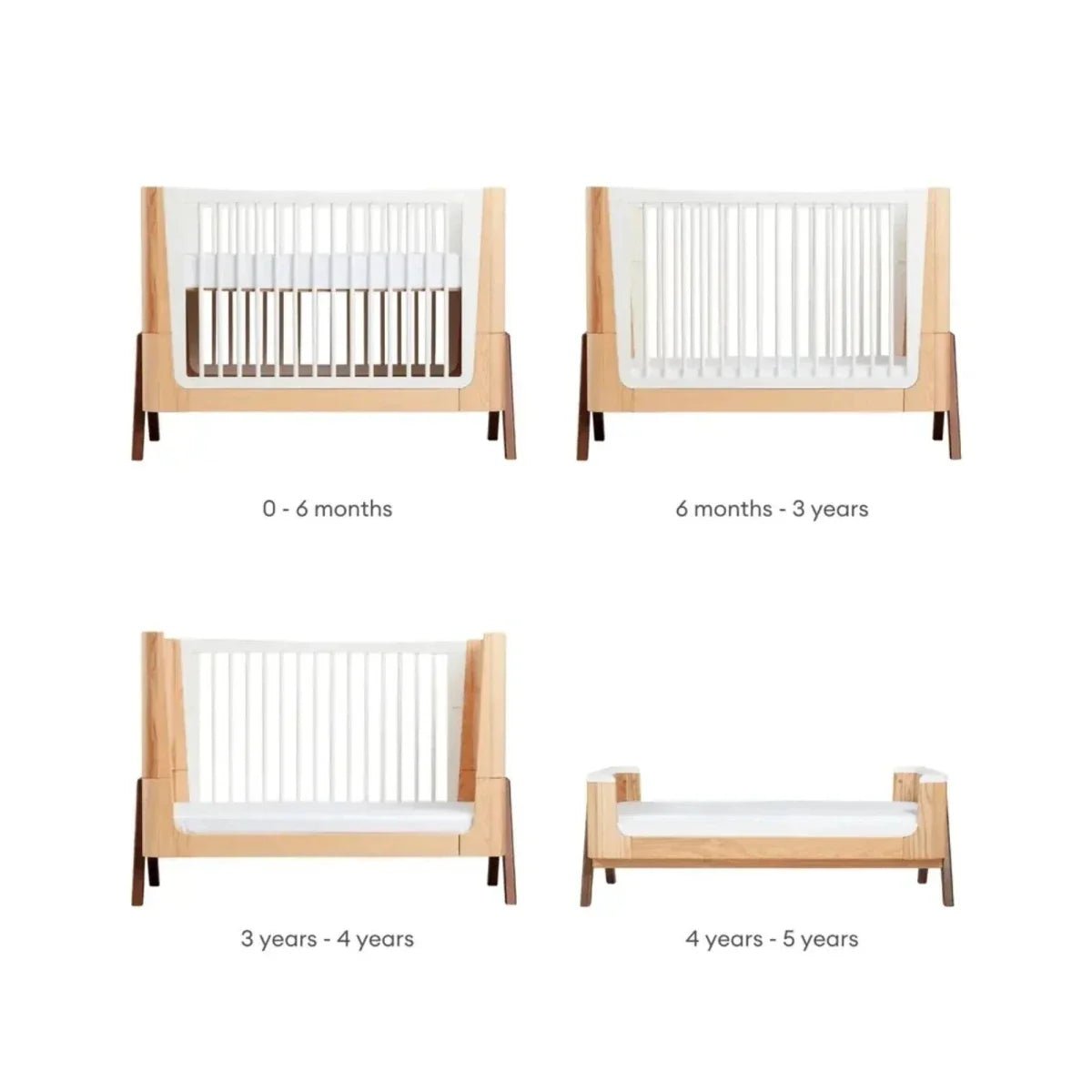 Gaia Baby Hera 2 Piece Room Set - Natural/Walnut | Luxury Home Accessories | Heulog Glow