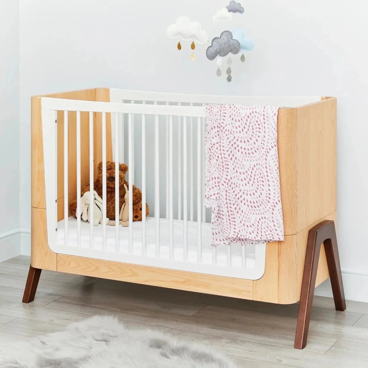 Gaia Baby Hera 2 Piece Room Set - Natural/Walnut | Luxury Home Accessories | Heulog Glow