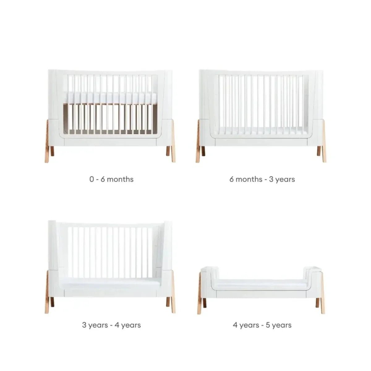 Gaia Baby Hera 2 Piece Room Set - Scandi White/Natural | Luxury Home Accessories | Heulog Glow
