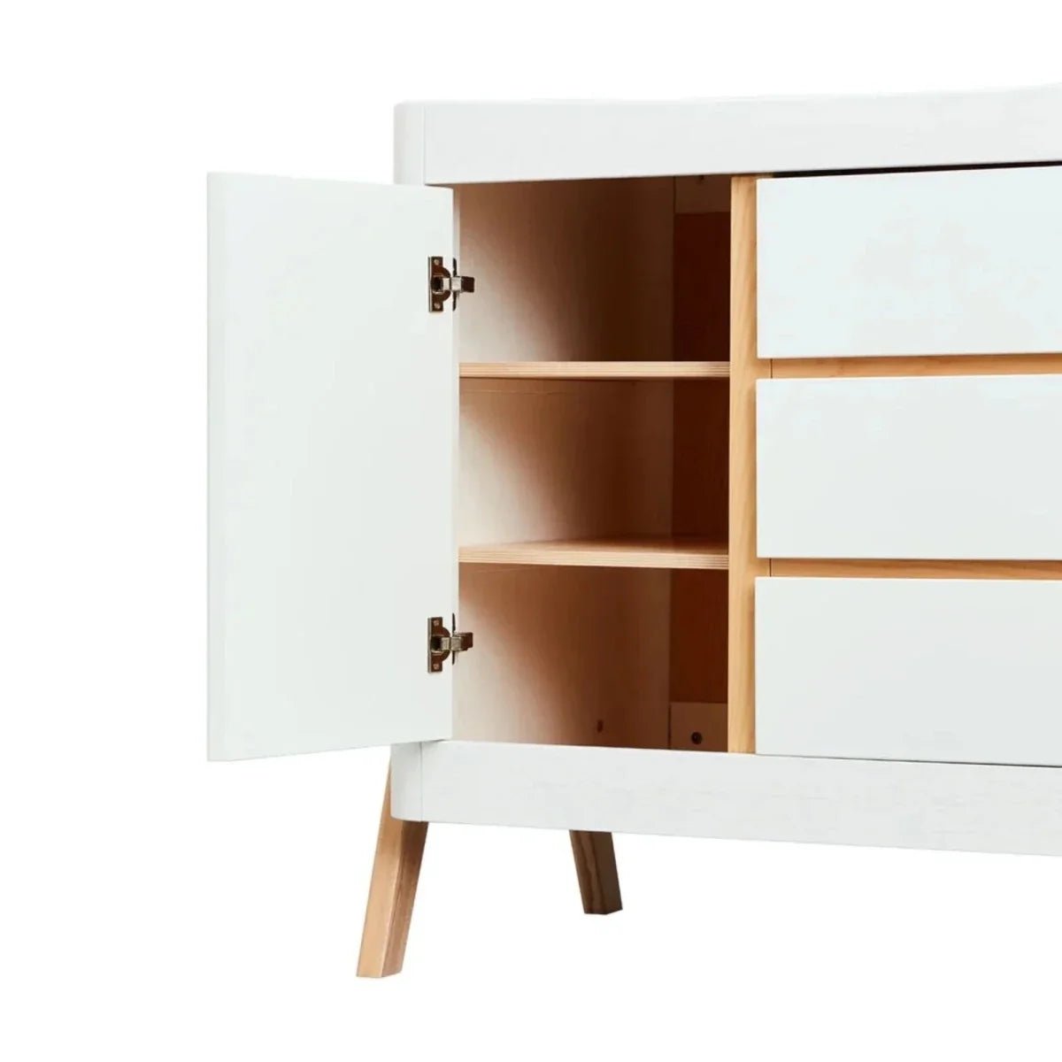 Gaia Baby Hera 2 Piece Room Set - Scandi White/Natural | Luxury Home Accessories | Heulog Glow