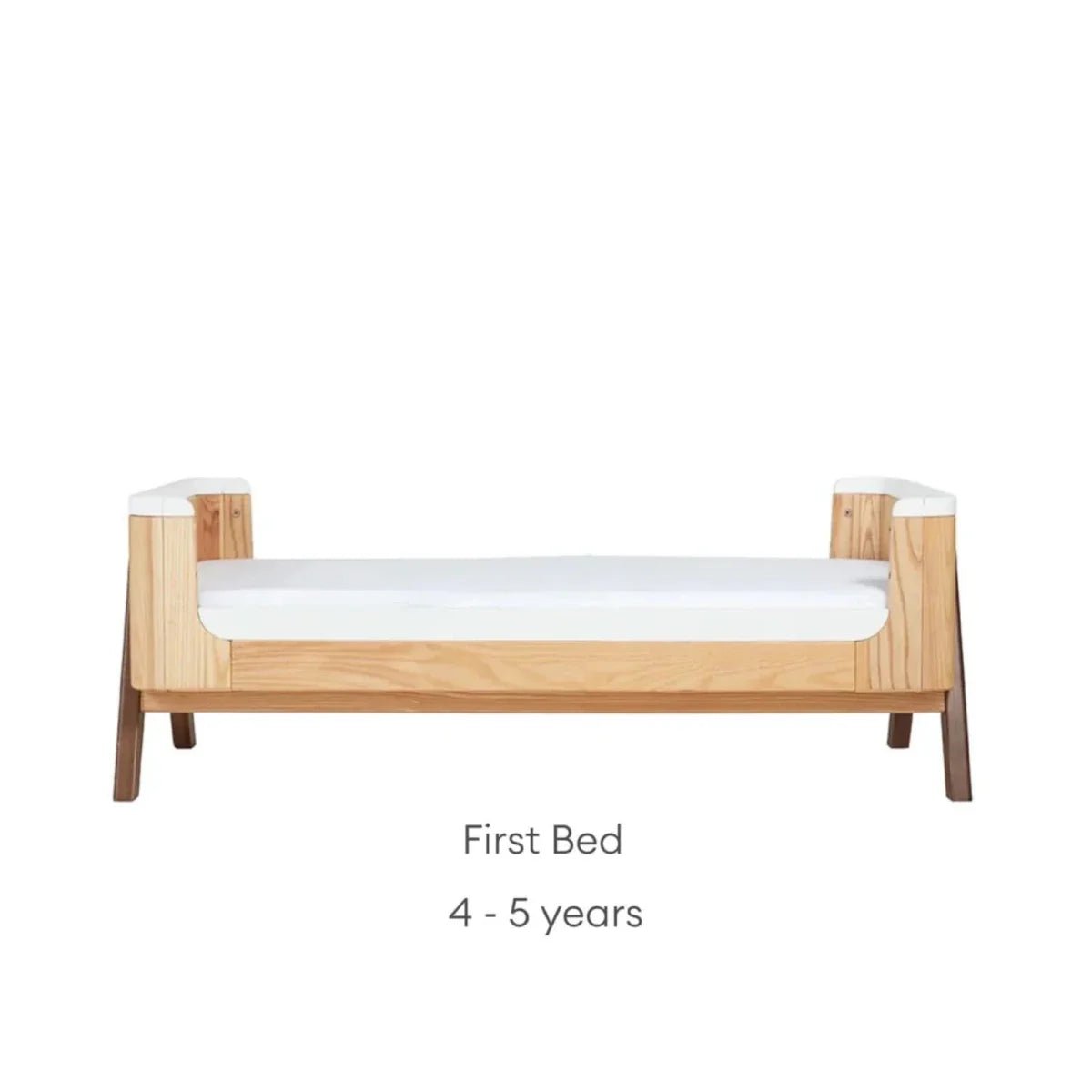 Gaia Baby Hera Convertible Cot Bed - Natural/Walnut | Luxury Home Accessories | Heulog Glow