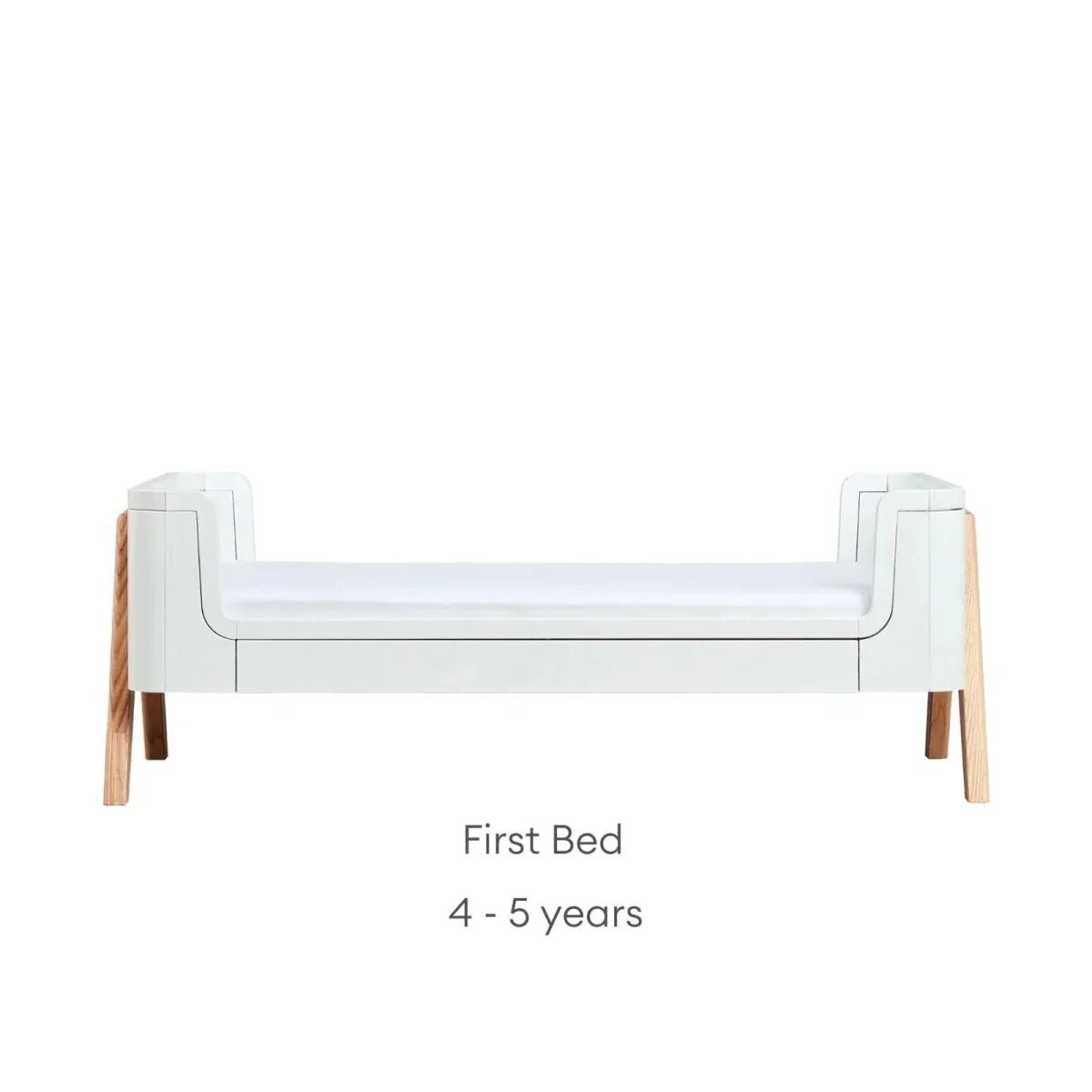 Gaia Baby Hera Convertible Cot Bed - Scandi White/Natural | Luxury Home Accessories | Heulog Glow
