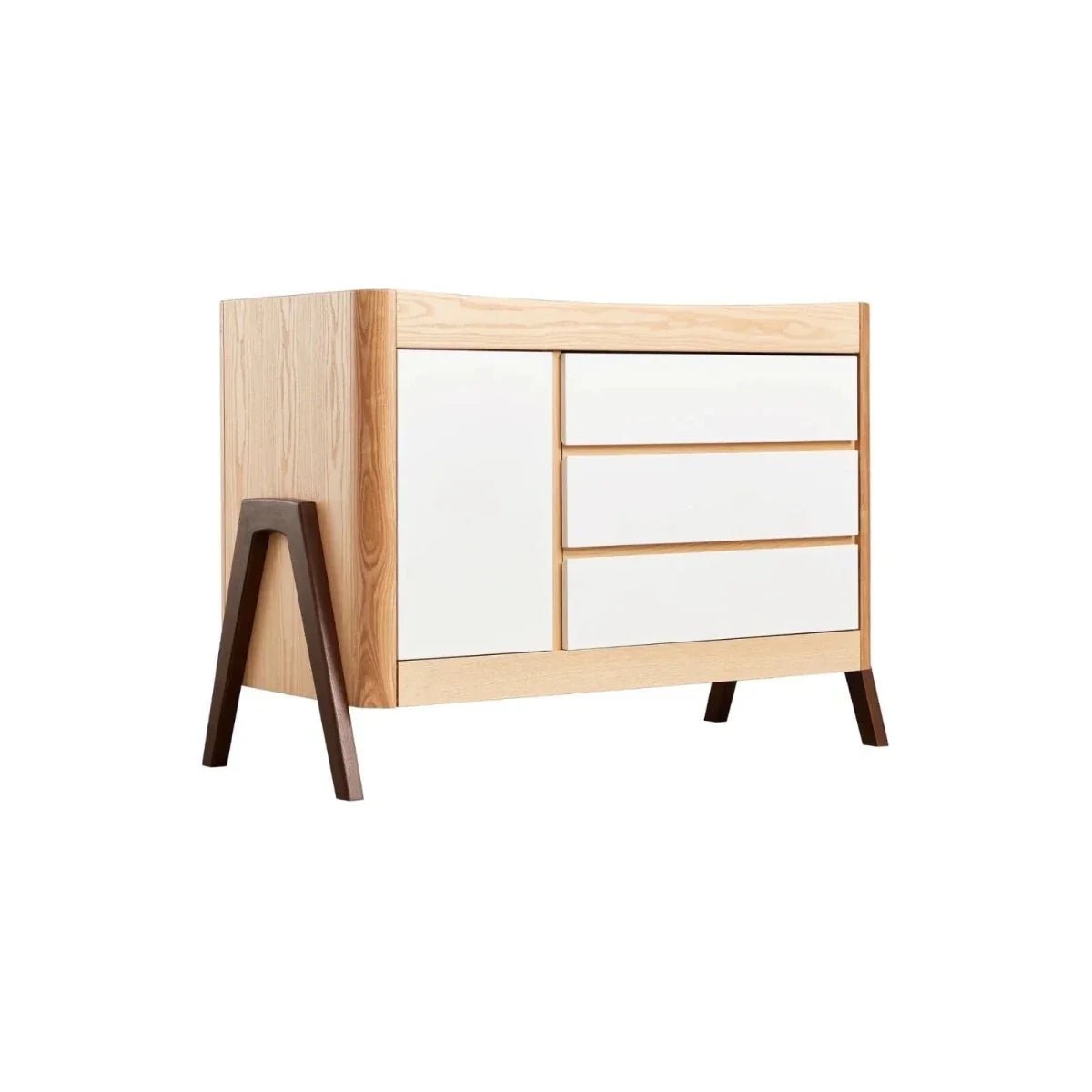 Gaia Baby Hera Dresser - Natural/Walnut | Luxury Home Accessories | Heulog Glow