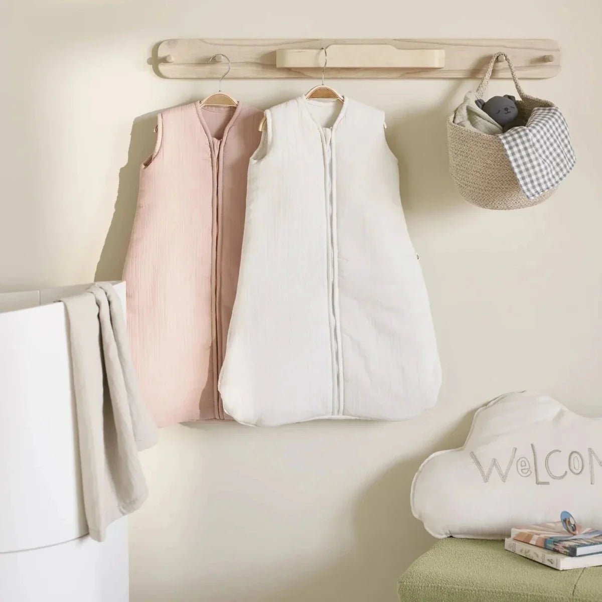 Gaia Baby Hera Hanging Rail - Natural | Luxury Home Accessories | Heulog Glow