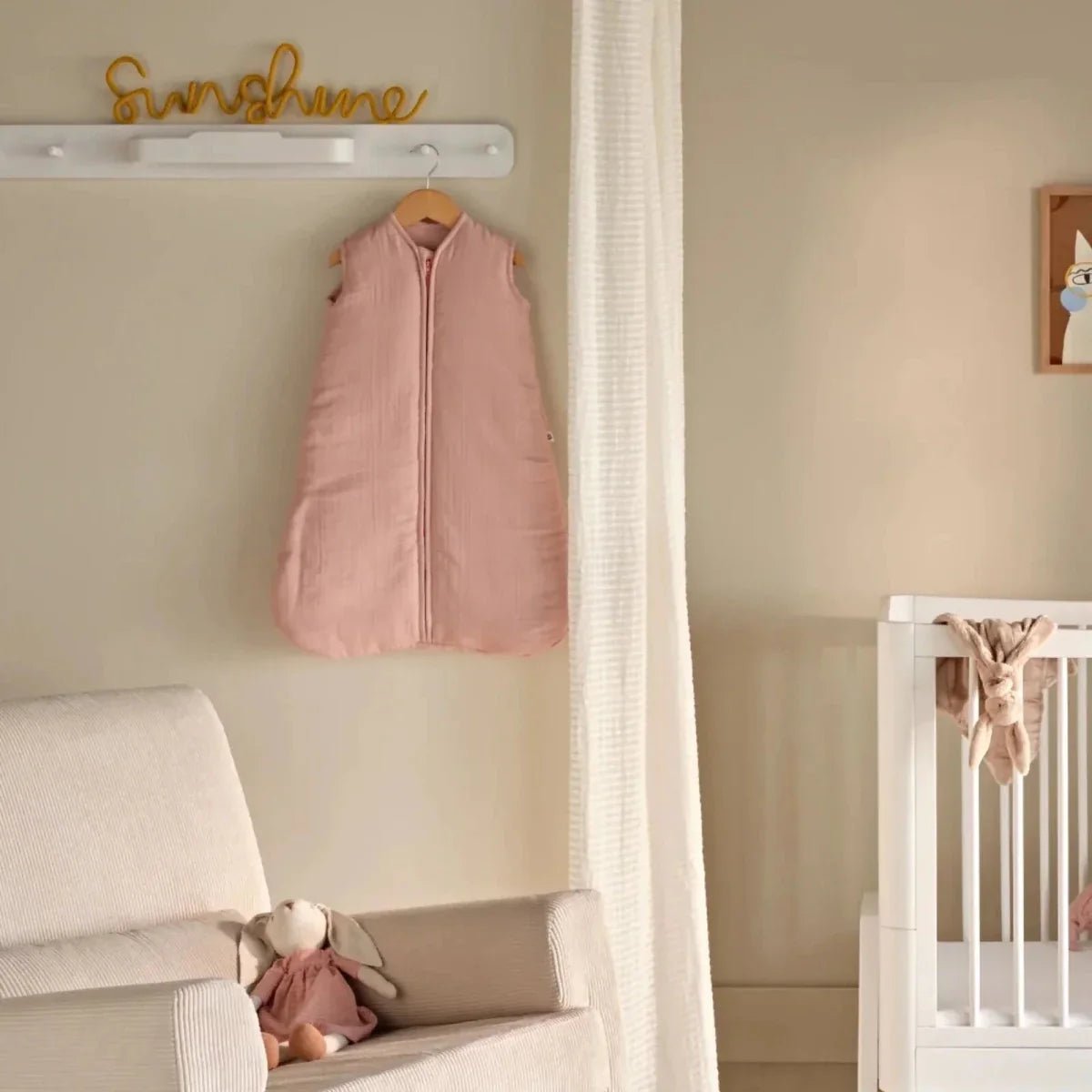 Gaia Baby Hera Hanging Rail - White | Luxury Home Accessories | Heulog Glow