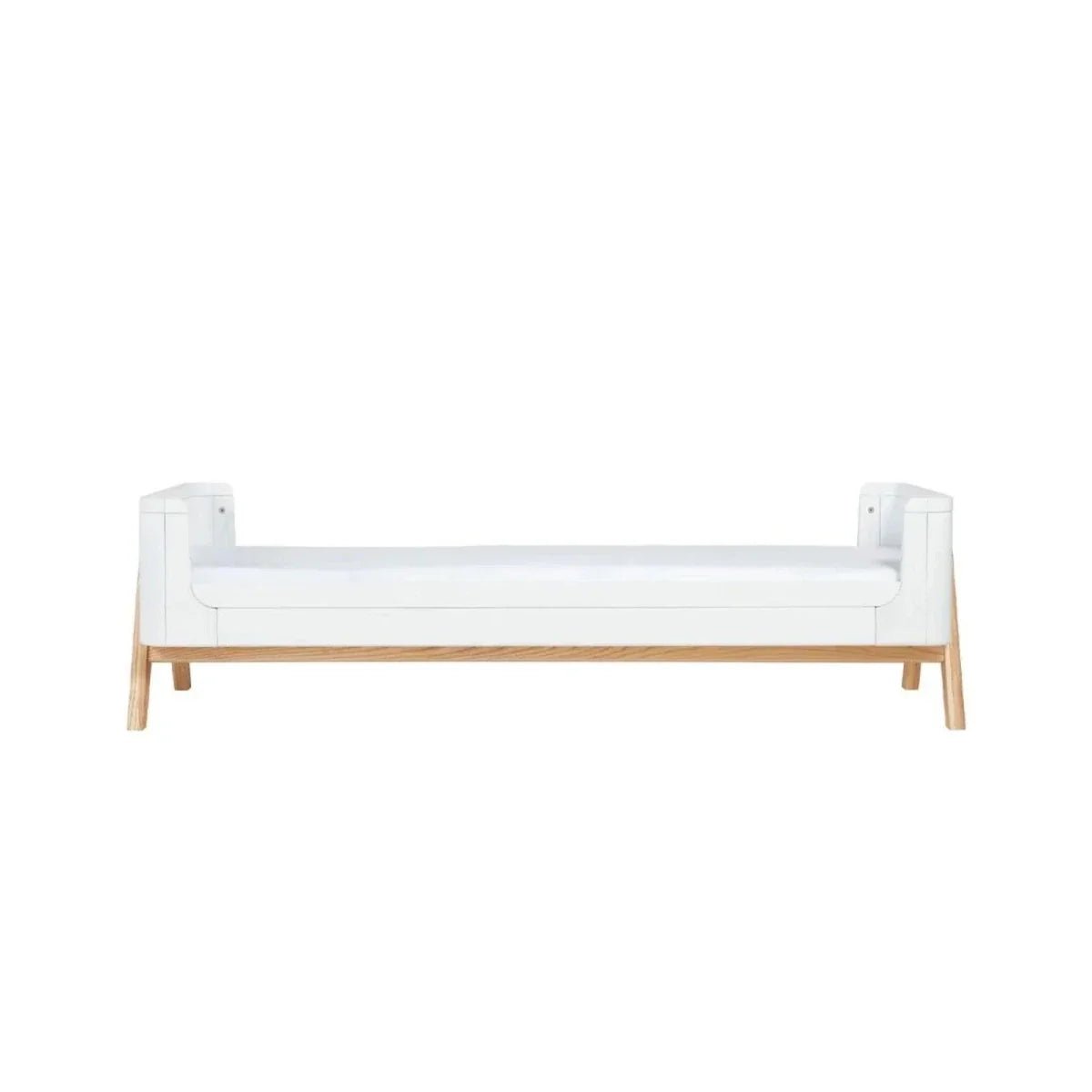 Gaia Baby Hera Junior Bed Extension with Mattress - Scandi White/Natural | Luxury Home Accessories | Heulog Glow