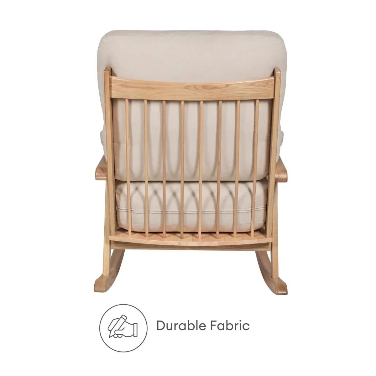 Gaia Baby Hera Rocking Chair - Natural Oak/Barley | Luxury Home Accessories | Heulog Glow