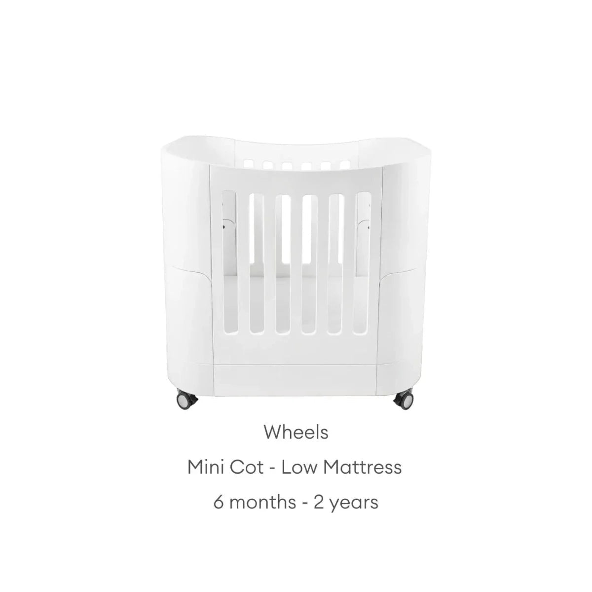 Gaia Baby Serena All-In-One Cot Bed Set - White/Natural | Luxury Home Accessories | Heulog Glow
