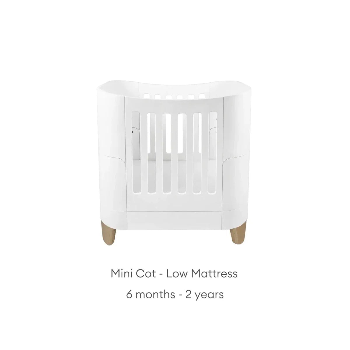 Gaia Baby Serena All-In-One Cot Bed Set - White/Natural | Luxury Home Accessories | Heulog Glow