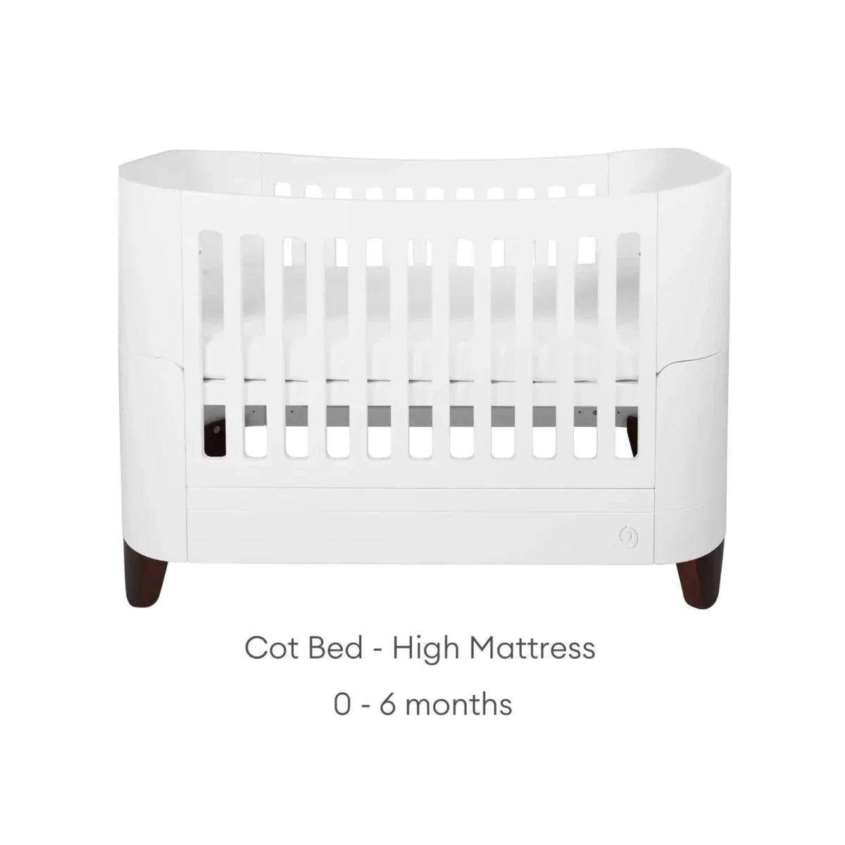 Gaia Baby Serena All-In-One Dresser Set - White/Walnut | Luxury Home Accessories | Heulog Glow