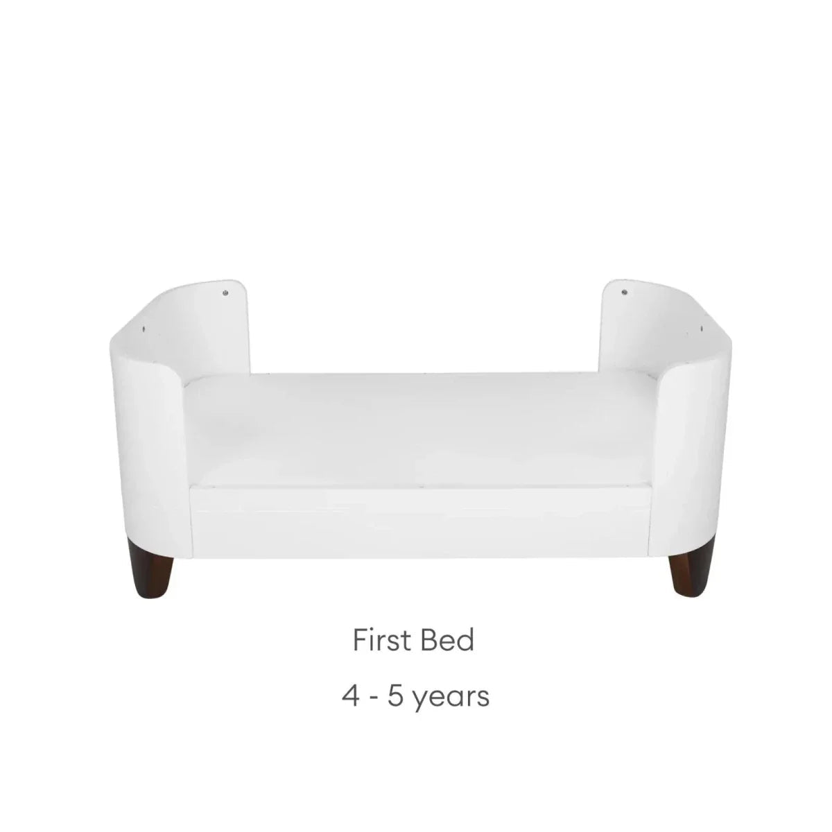 Gaia Baby Serena All-In-One Dresser Set - White/Walnut | Luxury Home Accessories | Heulog Glow