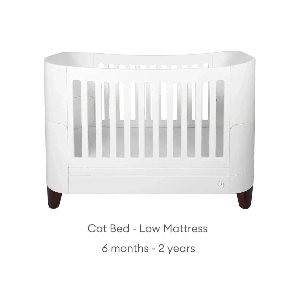Gaia Baby Serena All-In-One Dresser Set - White/Walnut | Luxury Home Accessories | Heulog Glow