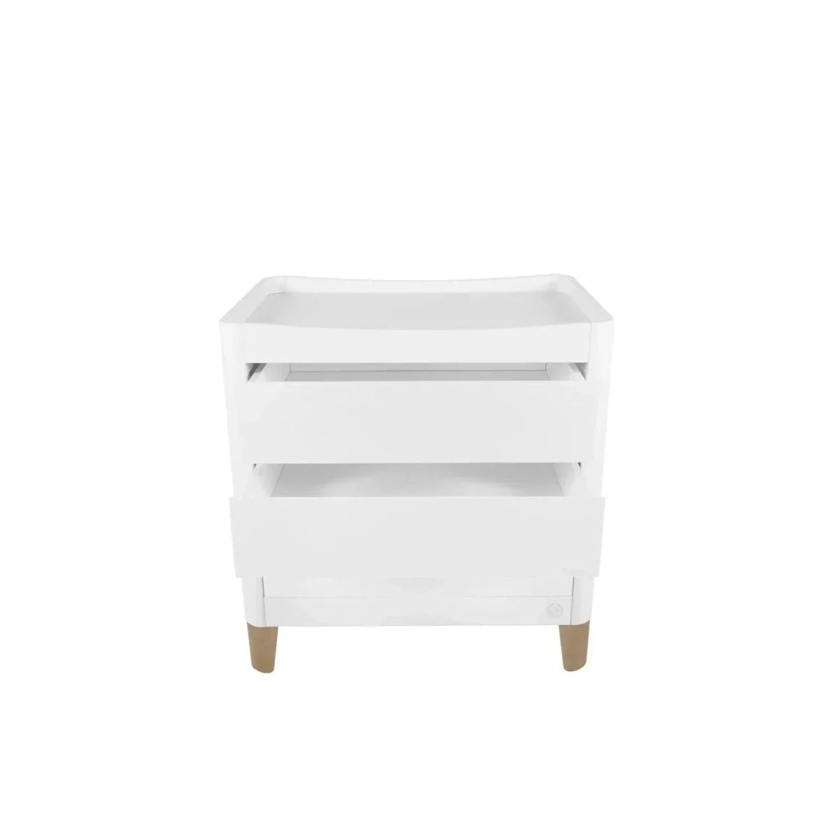 Gaia Baby Serena Dresser - White/Natural | Luxury Home Accessories | Heulog Glow