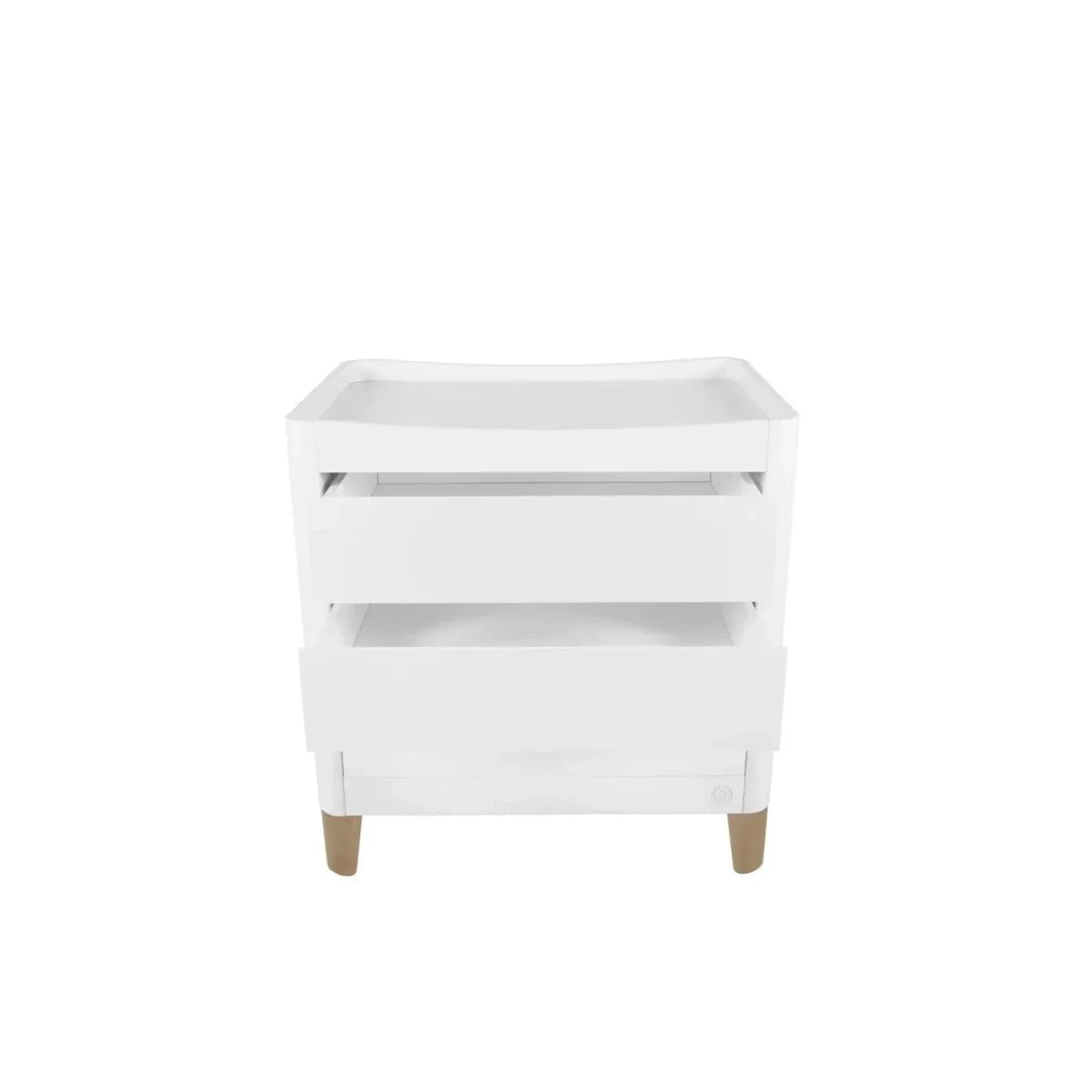 Gaia Baby Serena Dresser - White/Natural | Luxury Home Accessories | Heulog Glow