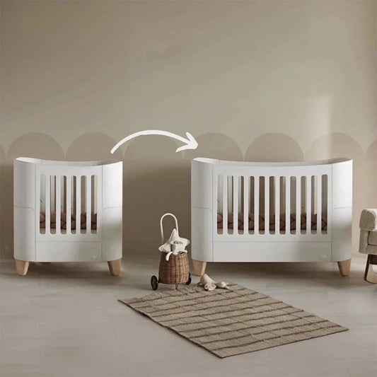 Gaia Baby Serena Mini Cot Bed Extension | Luxury Home Accessories | Heulog Glow