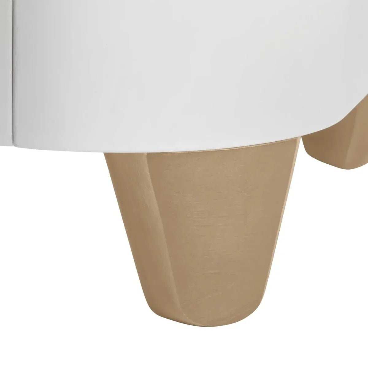 Gaia Baby Serena Mini Cot Bed - White/Natural | Luxury Home Accessories | Heulog Glow