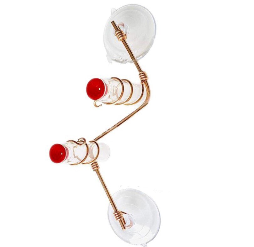 Garden Bird Feeder Supplies Hummingbird Feeder Drinker Suction Cup Easy To Clean Deck Garden Decor Bird Feeders for Wild Birds | Luxury Home Accessories | Heulog Glow