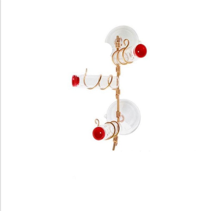 Garden Bird Feeder Supplies Hummingbird Feeder Drinker Suction Cup Easy To Clean Deck Garden Decor Bird Feeders for Wild Birds | Luxury Home Accessories | Heulog Glow