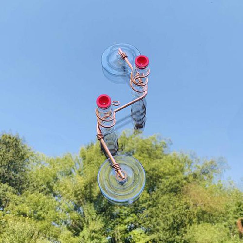 Garden Bird Feeder Supplies Hummingbird Feeder Drinker Suction Cup Easy To Clean Deck Garden Decor Bird Feeders for Wild Birds | Luxury Home Accessories | Heulog Glow