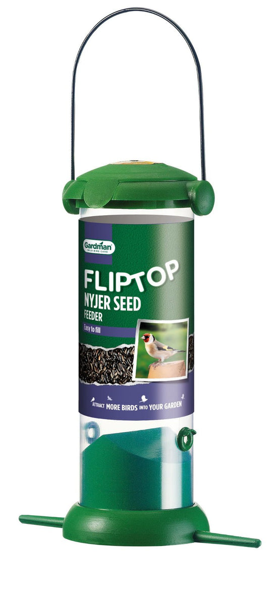 Gardman Flip Top Nyjer Seed Feeder | Luxury Home Accessories | Heulog Glow