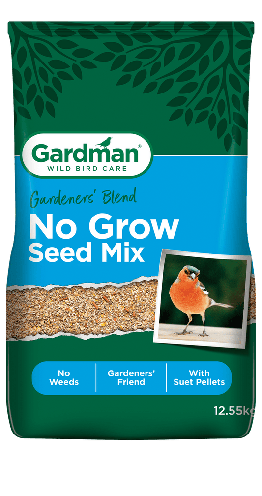 Gardman No Grow Seed Mix 12.55kg | Luxury Home Accessories | Heulog Glow