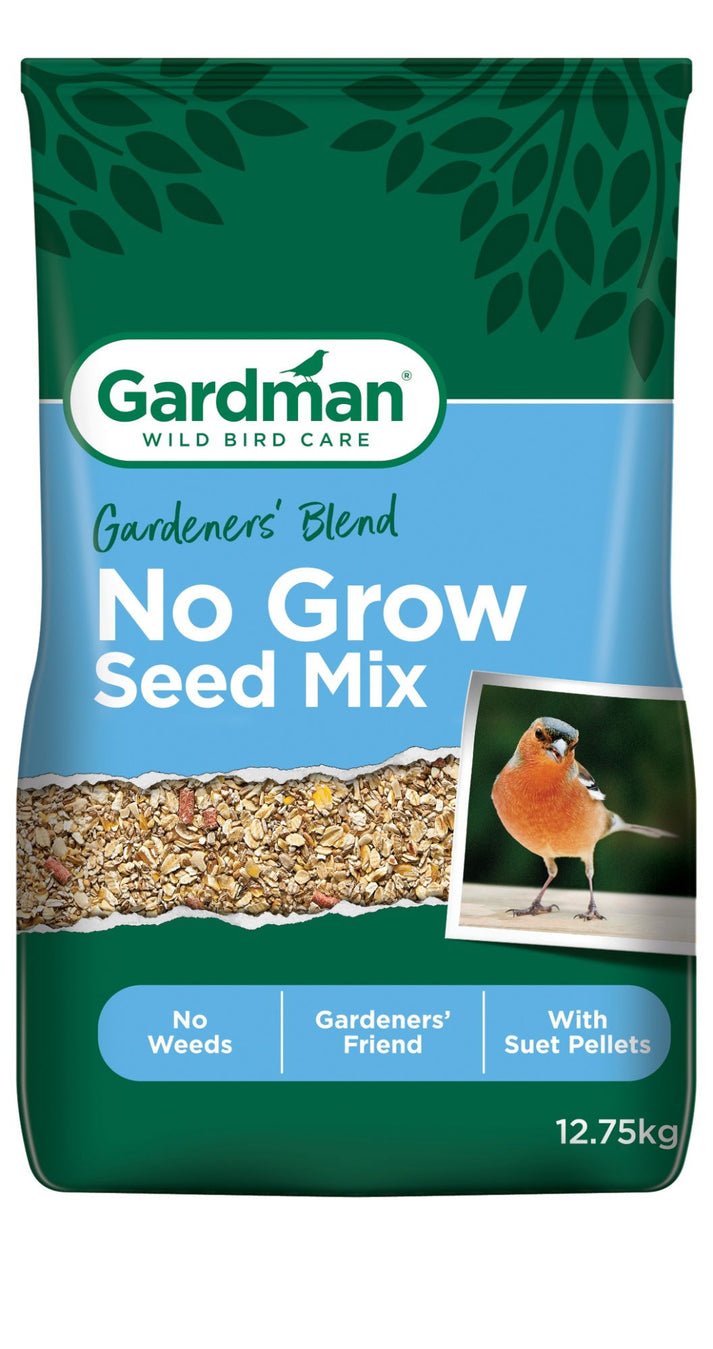 Gardman No Grow Seed Mix - 12.75kg | Luxury Home Accessories | Heulog Glow
