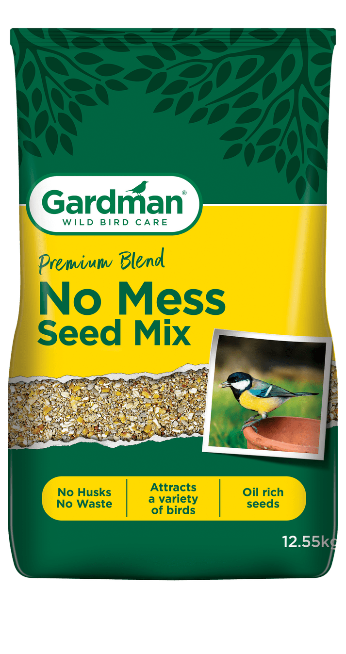 Gardman No Mess Seed Mix 12.55kg | Luxury Home Accessories | Heulog Glow