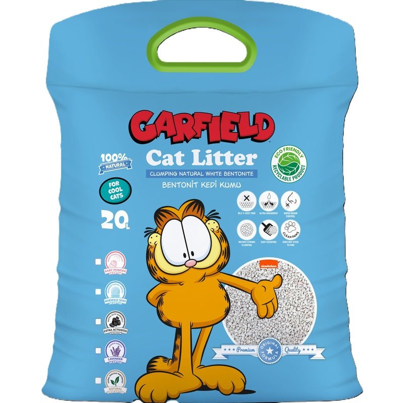 Garfield Bentonite Marseille Soap Nonwoven Bags Cat Litter 20 L | Luxury Home Accessories | Heulog Glow