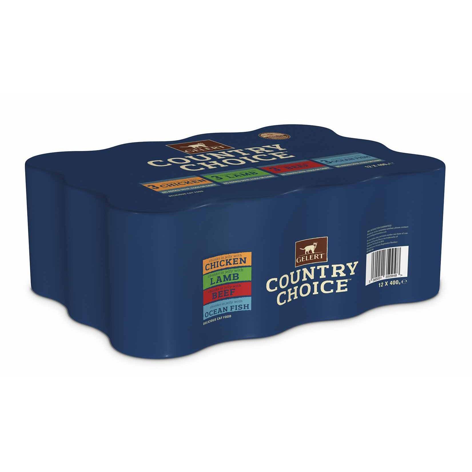 Gelert C Choice Cat Mixed CIJ 12x400g | Luxury Home Accessories | Heulog Glow