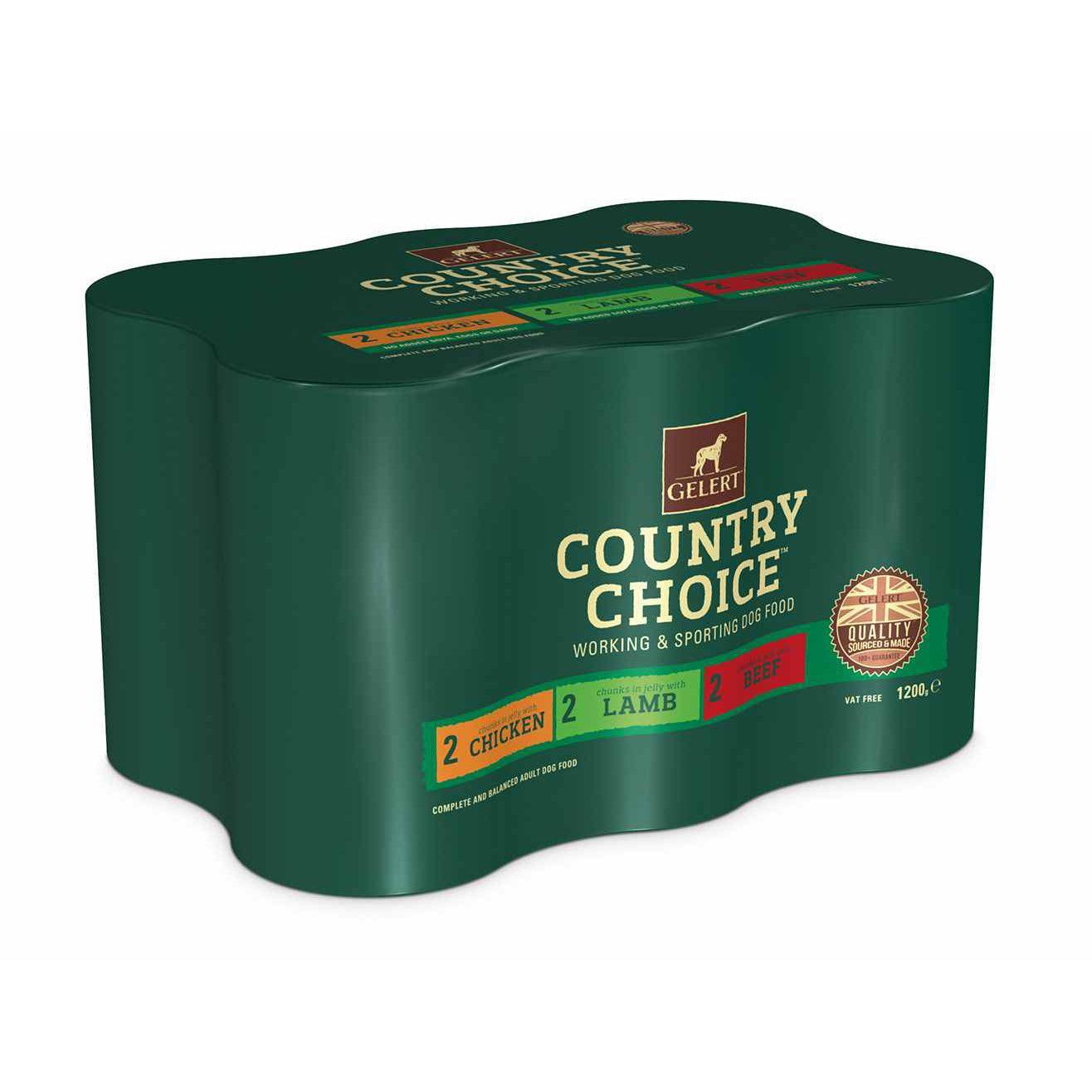 Gelert C Choice Dog Variety 6x1200g | Luxury Home Accessories | Heulog Glow