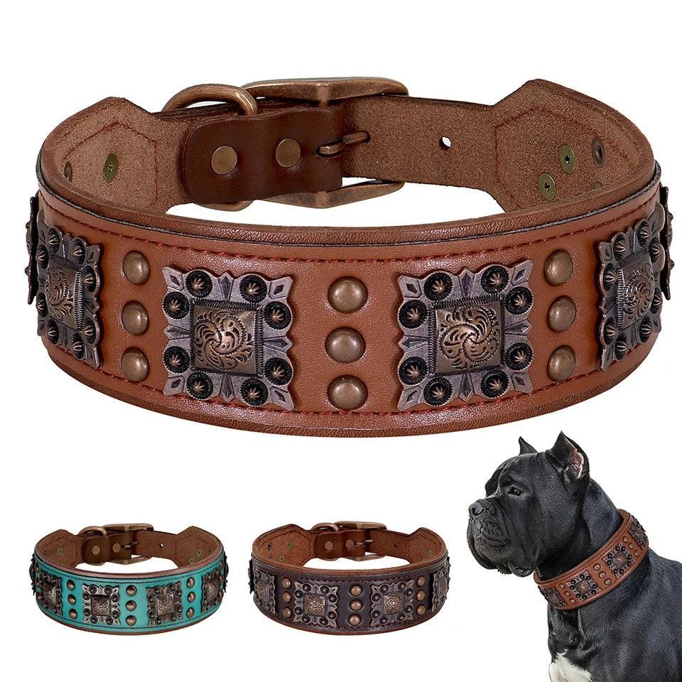 Genuine Leather Classic Collar | Luxury Home Accessories | Heulog Glow