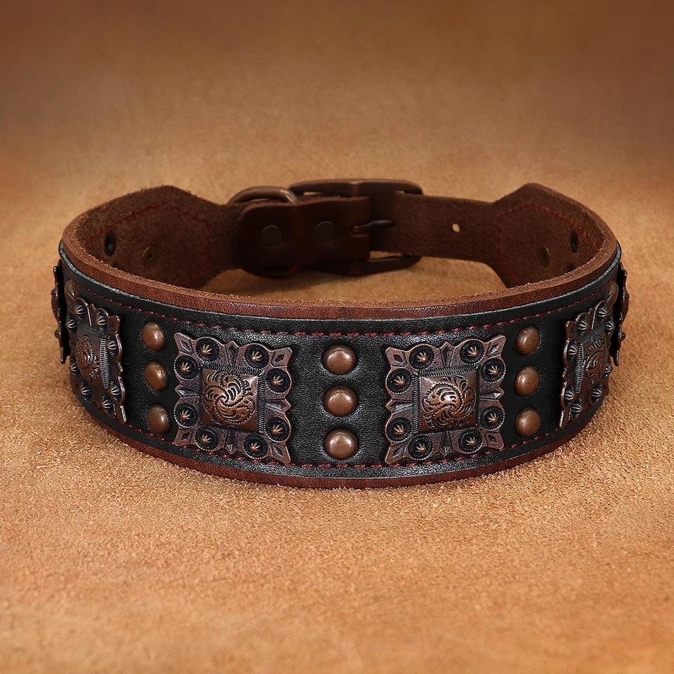 Genuine Leather Classic Collar | Luxury Home Accessories | Heulog Glow