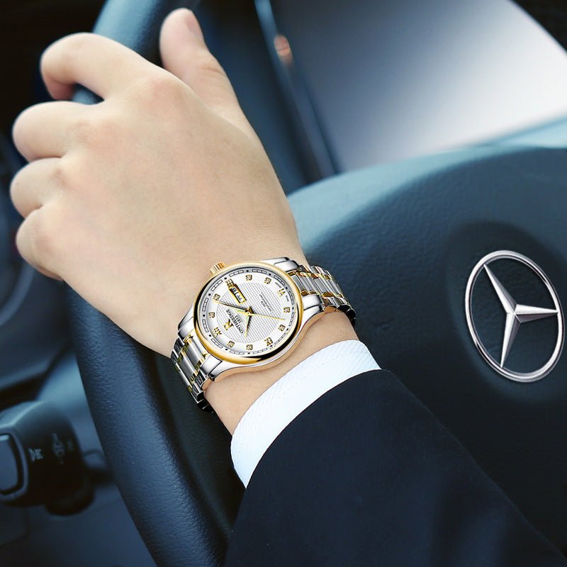 Genuine Rui edge watches men's automatic mechanical watches business men's watch luminous hollow water-proof fine steel | Luxury Home Accessories | Heulog Glow