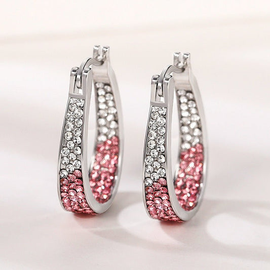 Geometric Diamond Ear Clip Earrings | Luxury Letter Style Women's Jewellery | Luxury Home Accessories | Heulog Glow