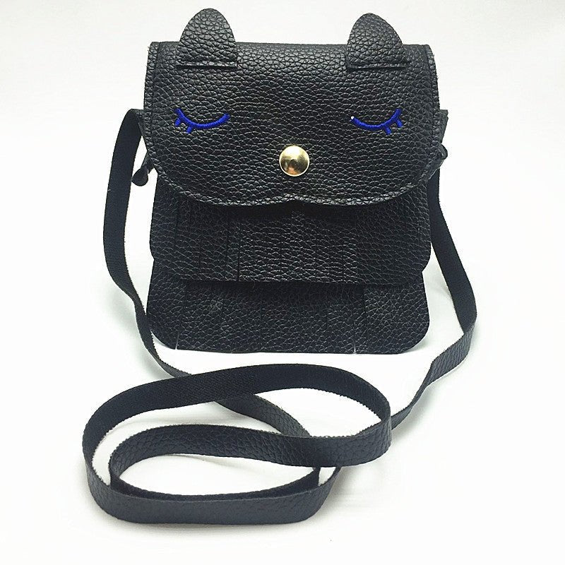 Girls change small bag children bags Pu all-match creative Xiekua package small fox tassel bag | Luxury Home Accessories | Heulog Glow