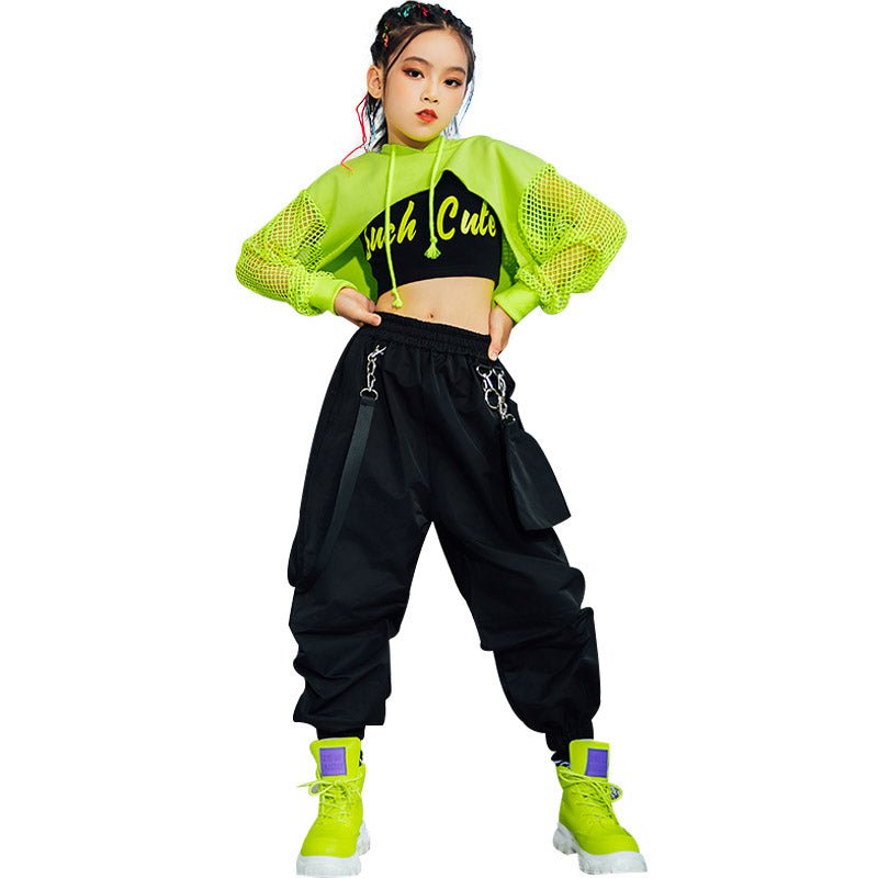 Girls' Jazz Dance Costume Performance Outfit Set | Luxury Home Accessories | Heulog Glow
