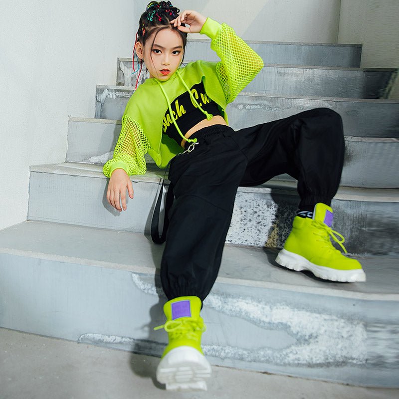 Girls' Jazz Dance Costume Performance Outfit Set | Luxury Home Accessories | Heulog Glow
