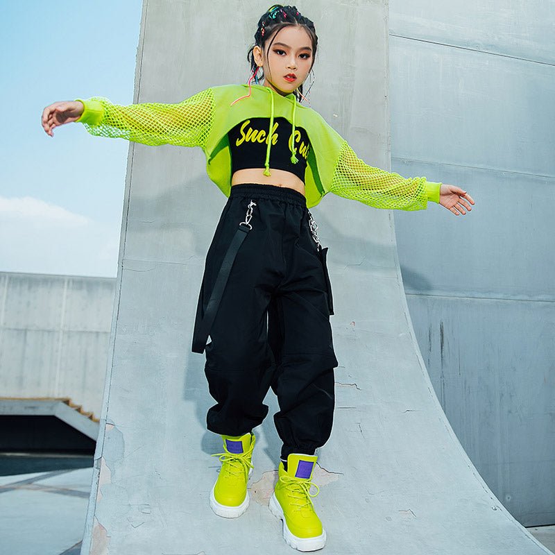 Girls' Jazz Dance Costume Performance Outfit Set | Luxury Home Accessories | Heulog Glow