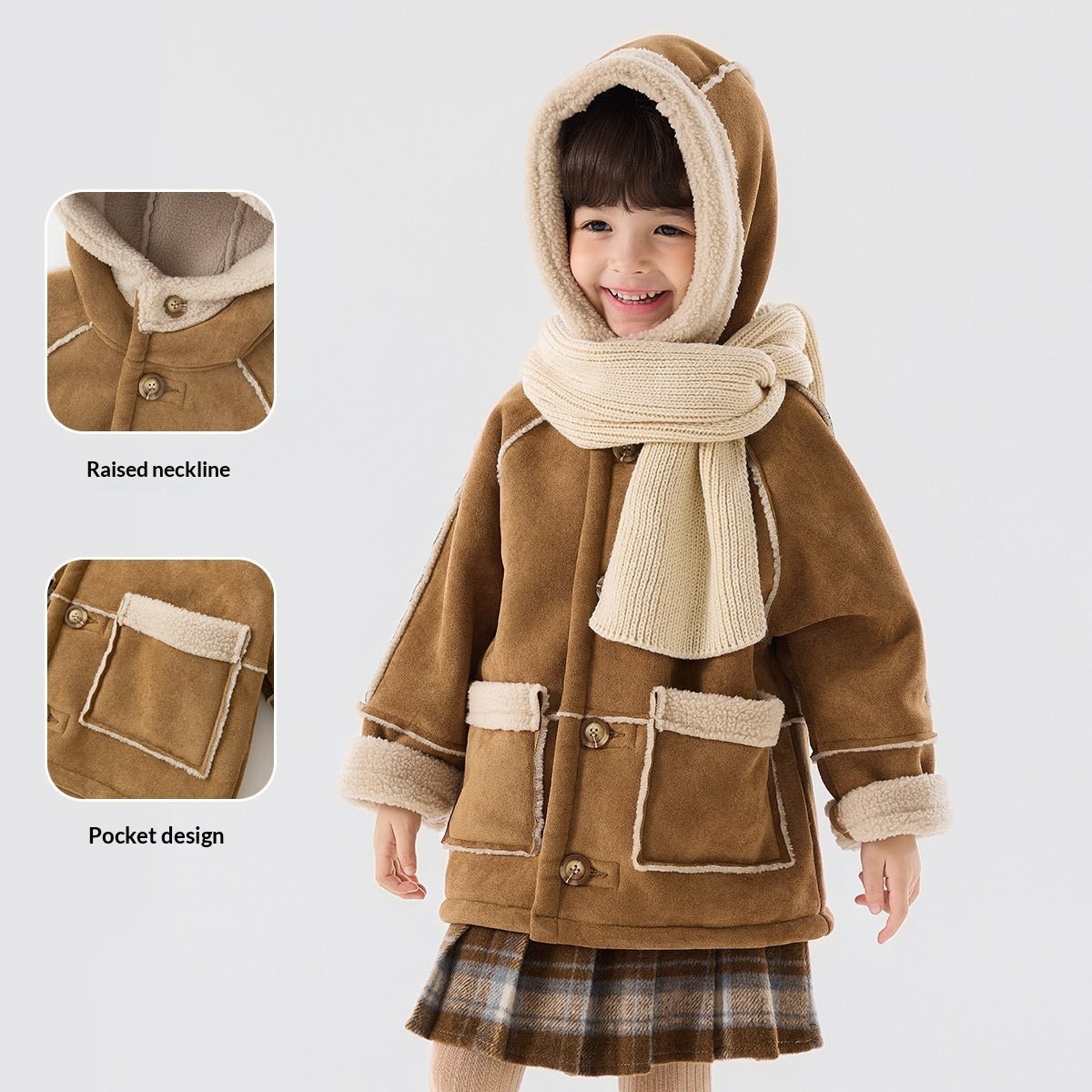 Girls' Winter Outerweartops For Little Girls | Luxury Home Accessories | Heulog Glow