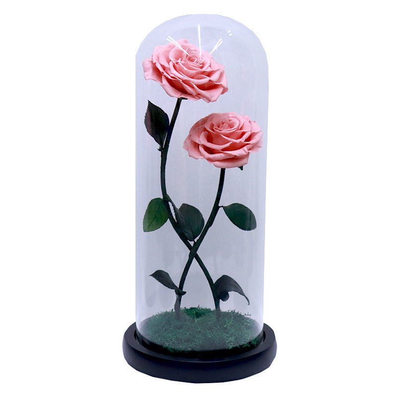 Glass Cover Rose Valentine's Day Christmas Gift | Luxury Home Accessories | Heulog Glow