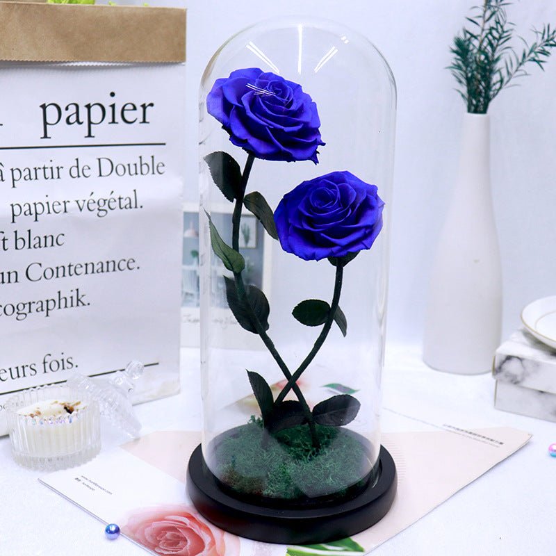 Glass Cover Rose Valentine's Day Christmas Gift | Luxury Home Accessories | Heulog Glow