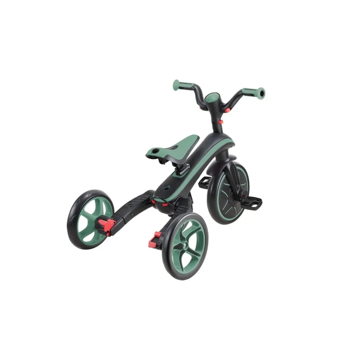 Globber 4-in-1 Explorer Trike Foldable - Olive | Luxury Home Accessories | Heulog Glow