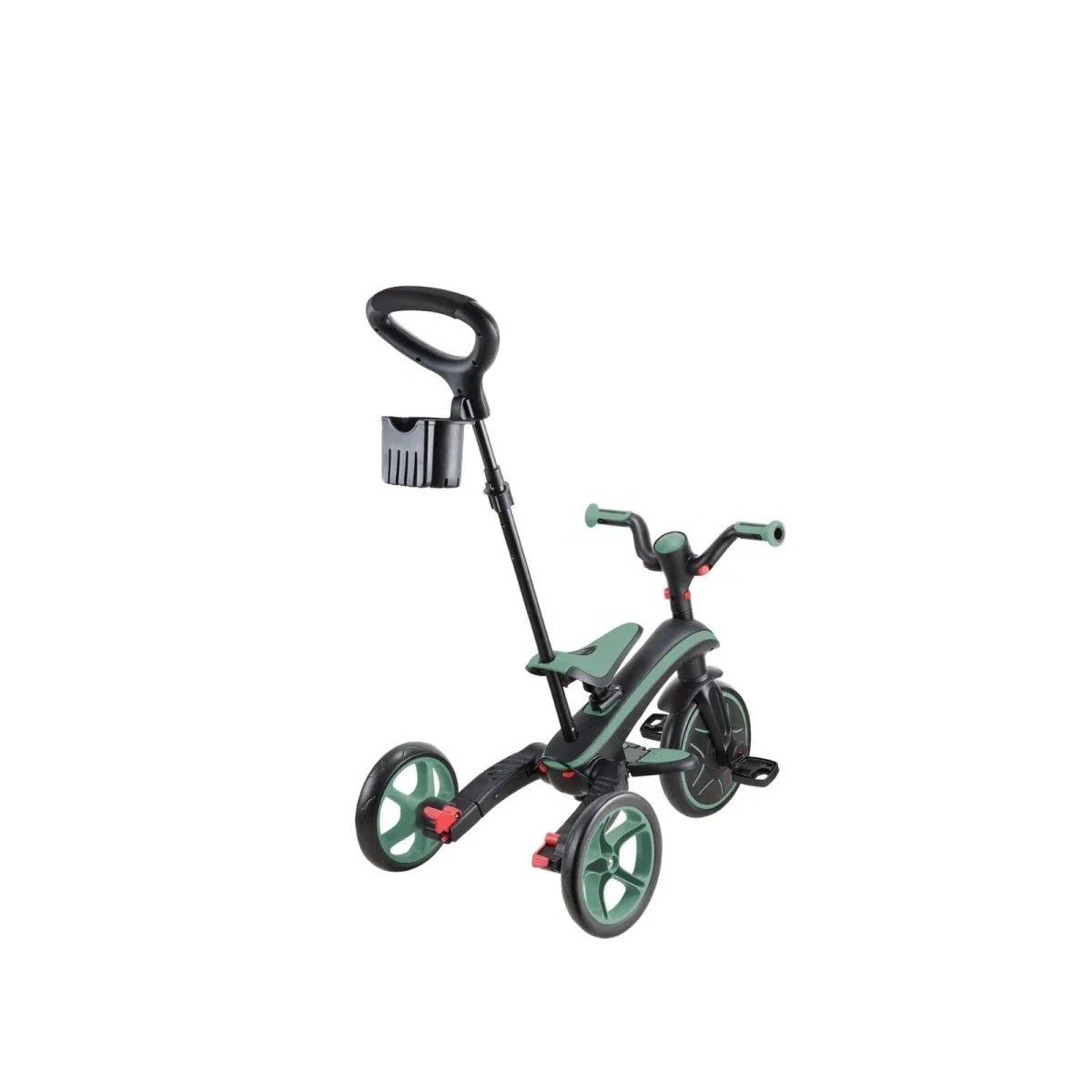 Globber 4-in-1 Explorer Trike Foldable - Olive | Luxury Home Accessories | Heulog Glow