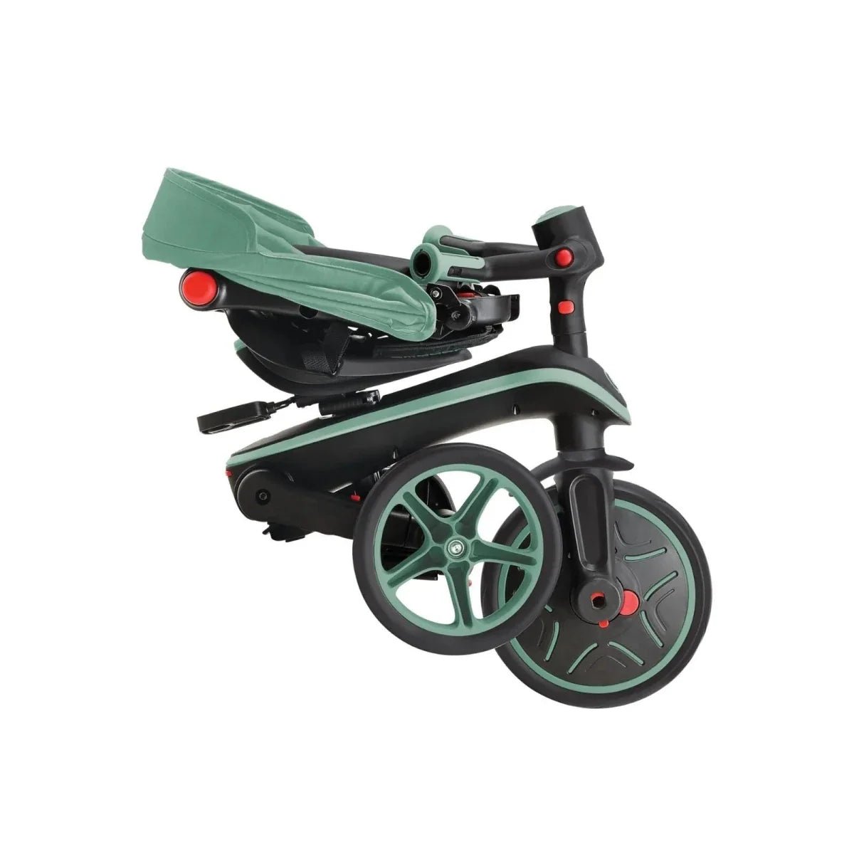 Globber 4-in-1 Explorer Trike Foldable - Olive | Luxury Home Accessories | Heulog Glow
