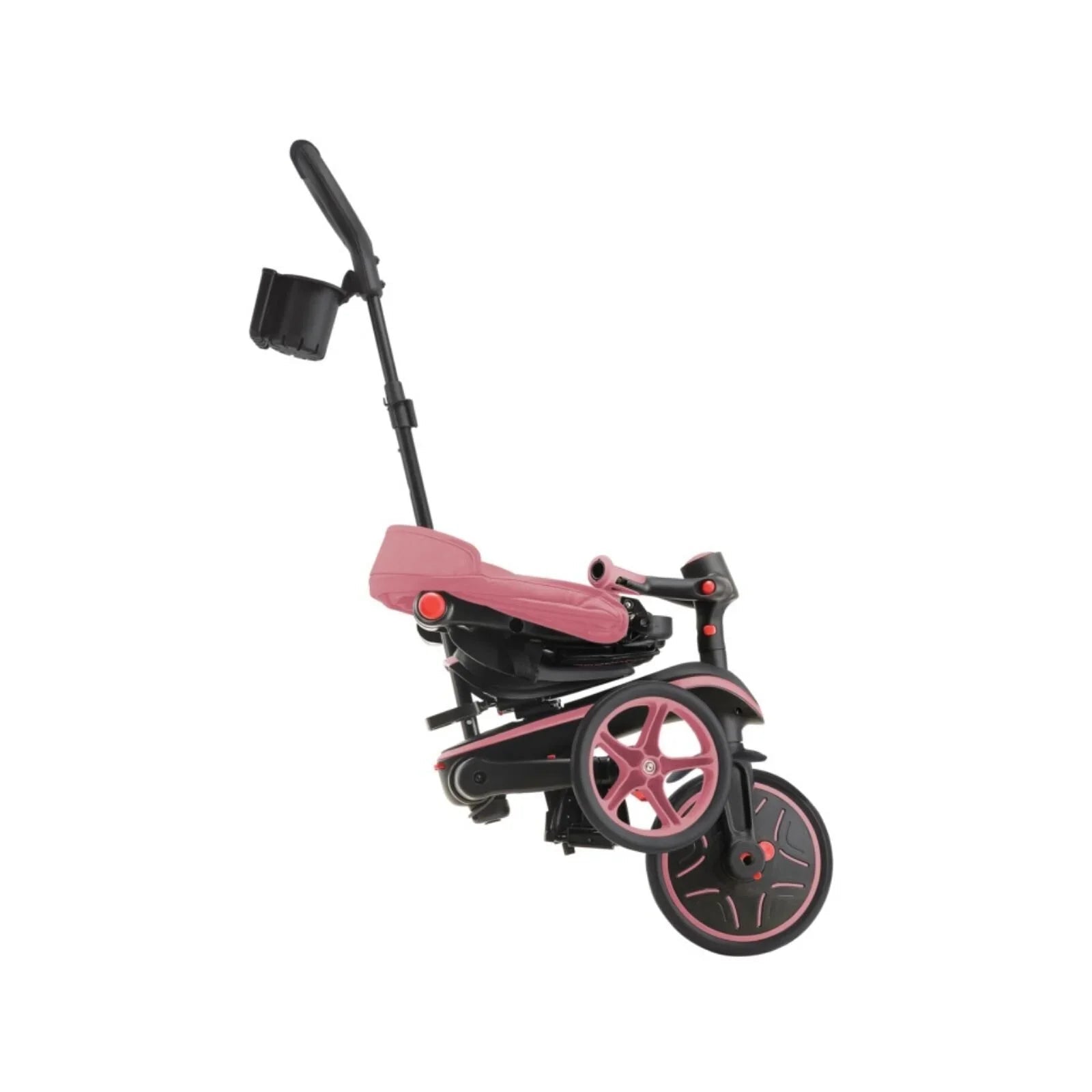 Globber Explorer Trike Foldable 4 in 1 - Deep Pastel Pink | Luxury Home Accessories | Heulog Glow