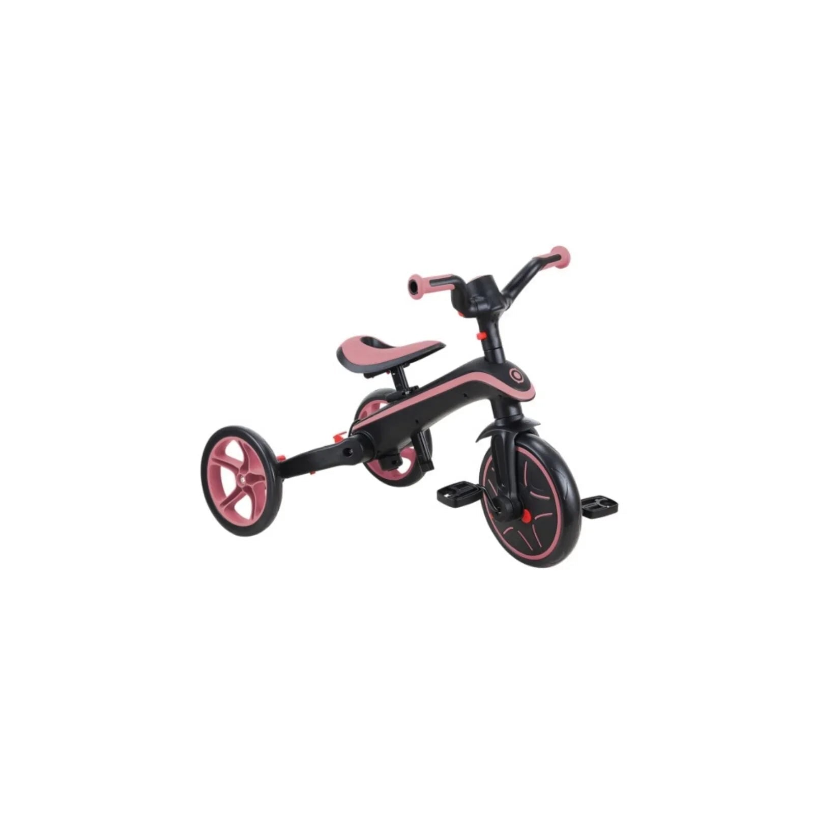 Globber Explorer Trike Foldable 4 in 1 - Deep Pastel Pink | Luxury Home Accessories | Heulog Glow